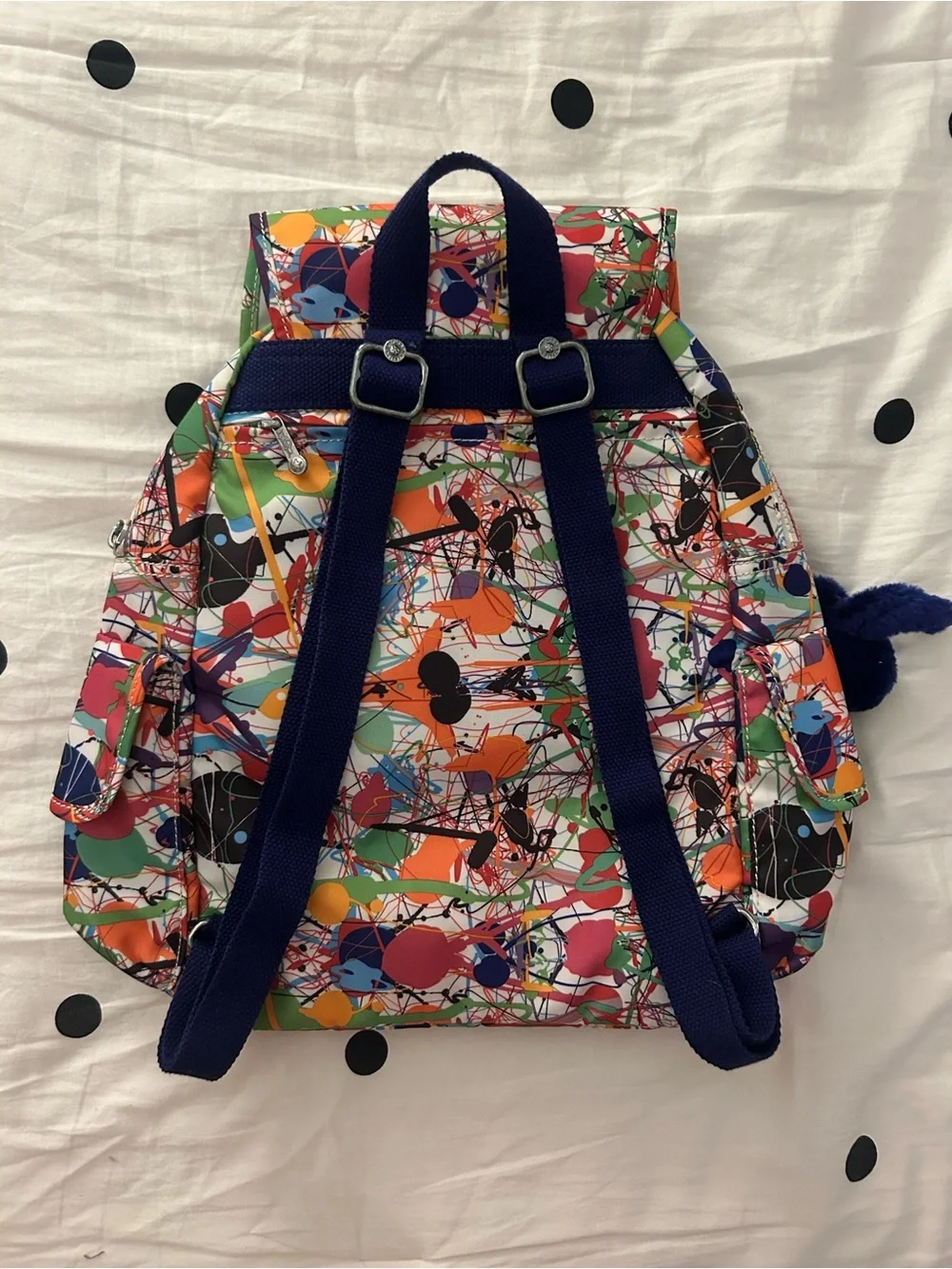 Kipling Ravier Paintball Pattern Backpack